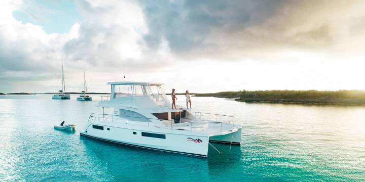 Catamaran in Nassau, Bahamas