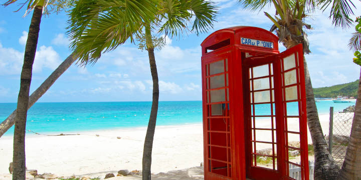 Dickenson Bay pay phone