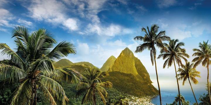 St Lucia Pitons