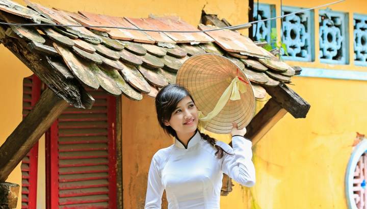 Einwohnerin von Ho Chi Minh City
