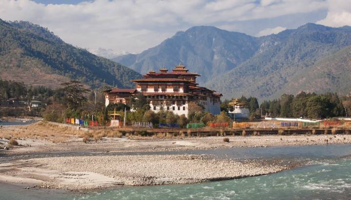 Punakha in Bhutan