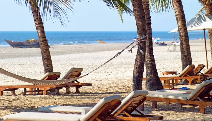 Strand in Indien