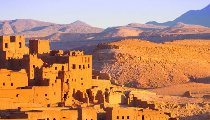 EnchantiAit Benhaddou,fortified city, kasbah or ksar