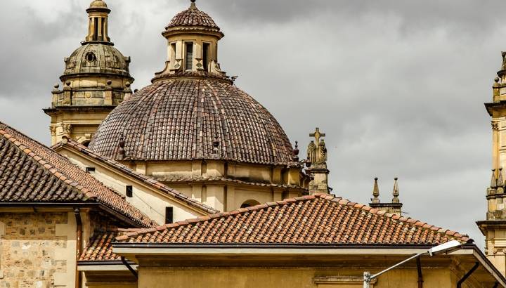 Cartagena buildings, Colombia, South America
