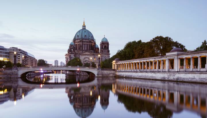 Berlin Cathedral By River Against Sky - Is Germany safe