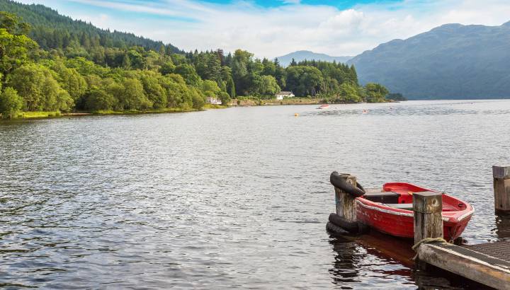 Enchanting Travels - Europe Tours-Lake Loch Lomond in a beautiful summer day, Scotland, United Kingdom