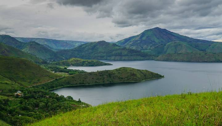 Enchanting Travels Indonesia Tours View of beautiful Samosir Island