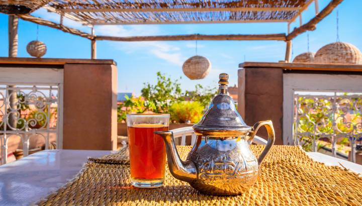 Sample Moroccan mint tea - things to do in Morocco