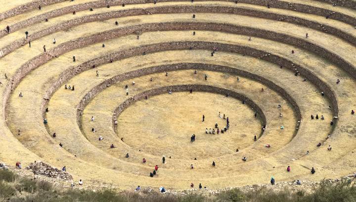 Moray is an archaeological site in Peru, South America