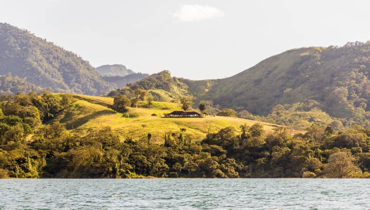 La Fortuna Costa Rica. March 2018. A view of Lake Arenal in La Fortuna in Costa Rica