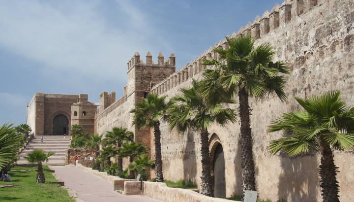 Rabat Old medina walls