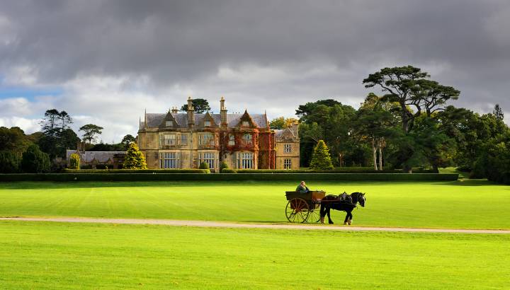 Muckross House and gardens in National Park Killarney, Ireland, Europe
