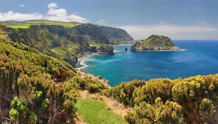 Northern Coast at Flores near Ponta Delgada