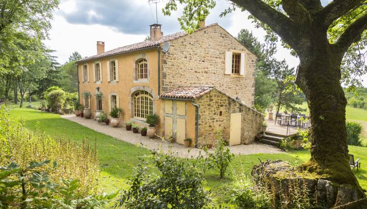 Old stone country house in the South of France