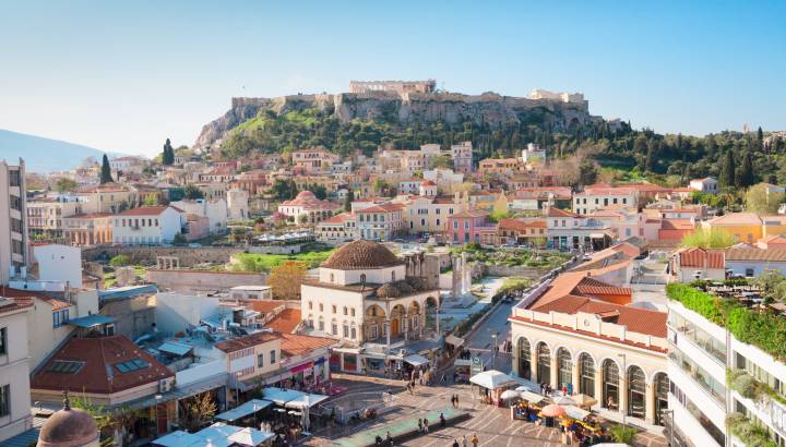 Skyline of Athen