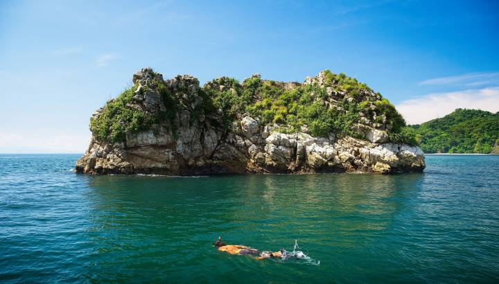 Snorkeling, Isla Tortuga, Costa Rica
