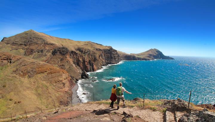 Tip of St. Lawrence (Ponta de São Lourenço) Madeira island in Portugal