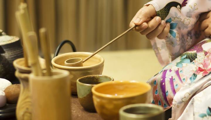 Traditional tea ceremony in Japan, Asia