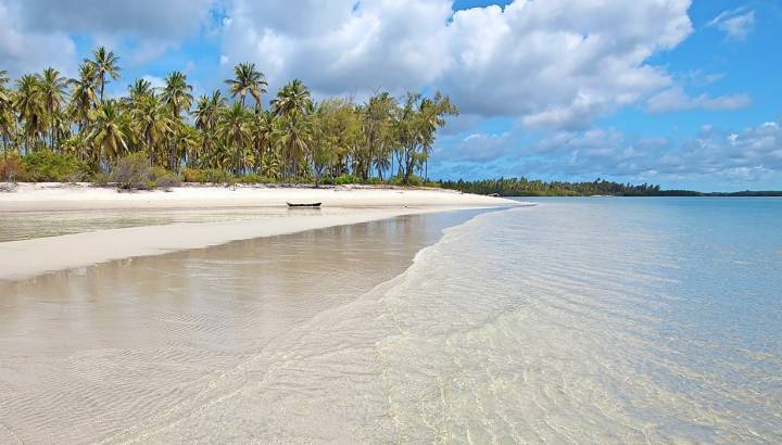 Strand am Songo Songo Archipel
