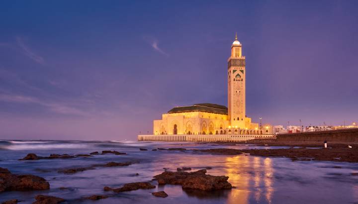 The Hassan II Mosque, Casablanca, Morocco