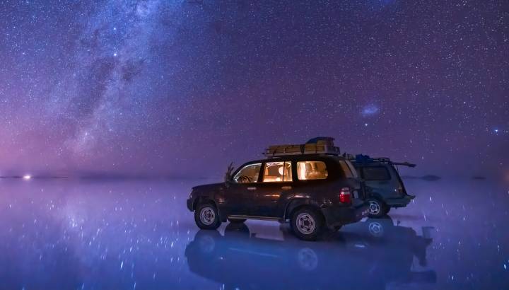 starry sky uyuni