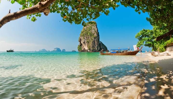 Enchanting Travels Thailand Tours Railay beach in Krabi, Thailand,