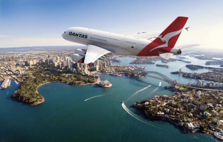 Qantas Airways A380 Sydney