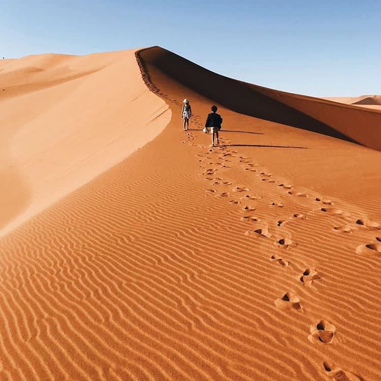 Explore the sand dunes