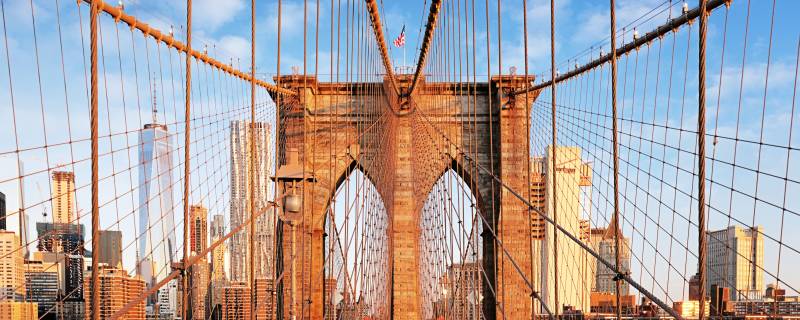 New York City, Brooklyn Bridge, USA