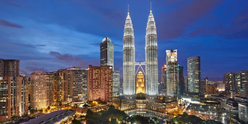 Buidlings in Kuala Lumpur, Malaysia