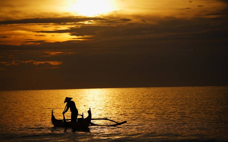 Jimbaran Beach Sunset, Bali