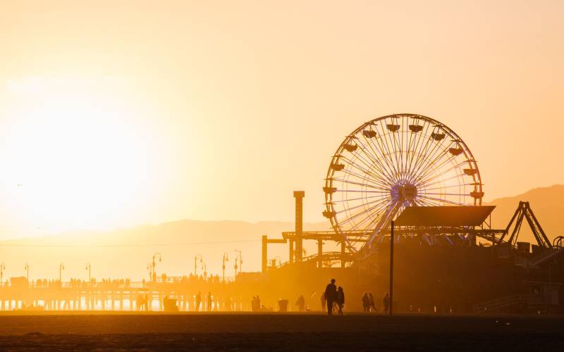 Sunset Santa Monica Pier
