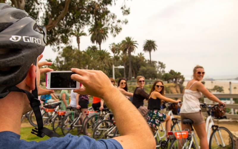 santa monica city bike tour santa monica california hugo king fretts img