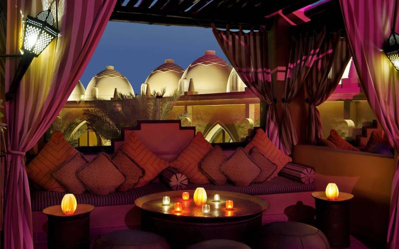Arabian court rooftop terrace
