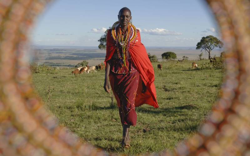 a person standing in a field