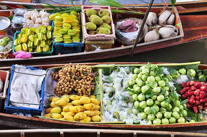 Vietnam floating market