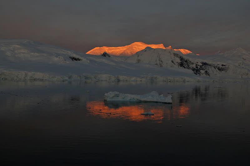 Partial eclipse in Antarctica - Photo Credit: Rick Price