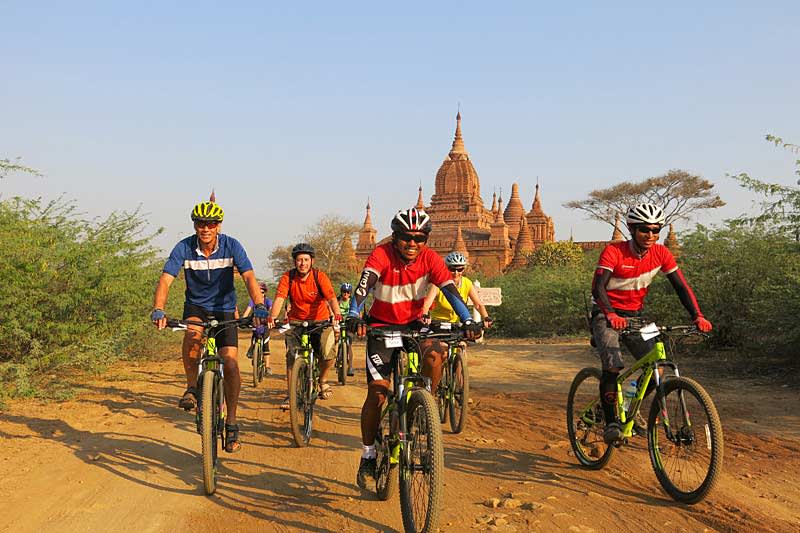 Cycling in Bagan - photo taken by Megan