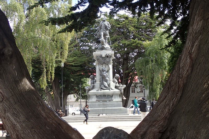 Magellan statue in Punta Arenas, Chile. Photo credit: D Johnson