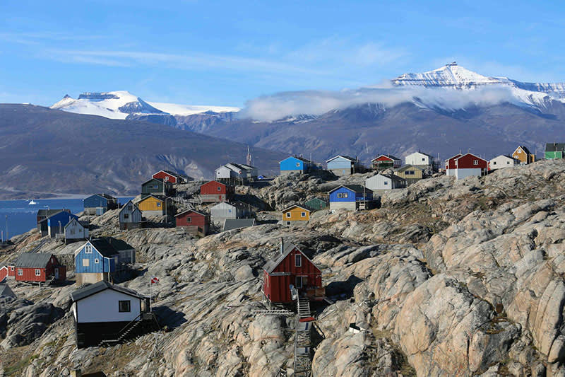 Uummannaq houses. Photo credit: Liz Teague