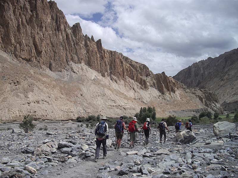 Trekkers in Ladakh