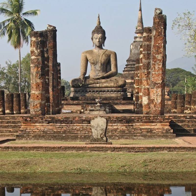 Statue in Sukhothai, Thailand