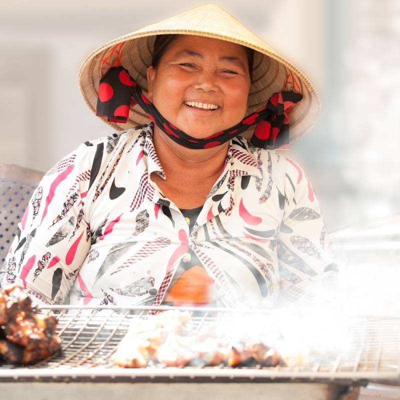 Asia Street Food Vendor