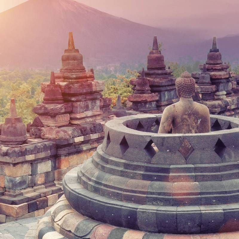 borobudur temple at sunrise java indonesia tours enchanting travels