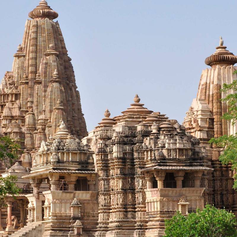Khajuraho temple in Panna, Central & West India