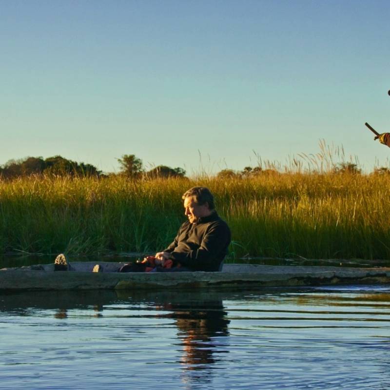 Mokoro Safari at Oddballs Camp in Okavango Delta, Botswana