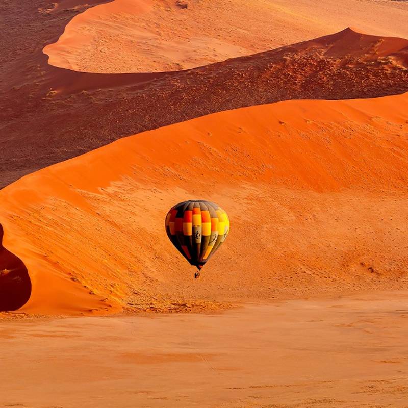 Enchanting Travels Namibia Tours In Flight by Hot Air Balloon Sossusvlei
