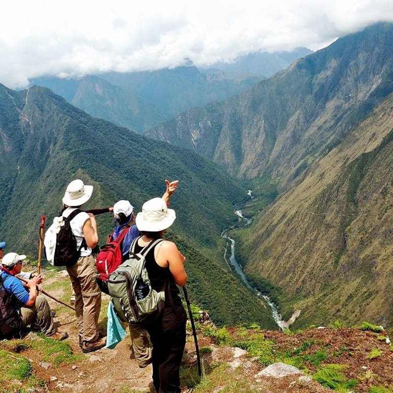 Trek up Wayna Picchu, mysterious place high in the Andes, Peru, South America