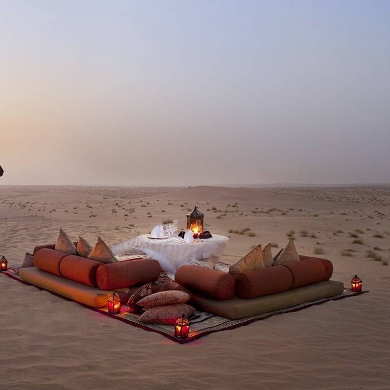 Dinner in the desert, Dubai