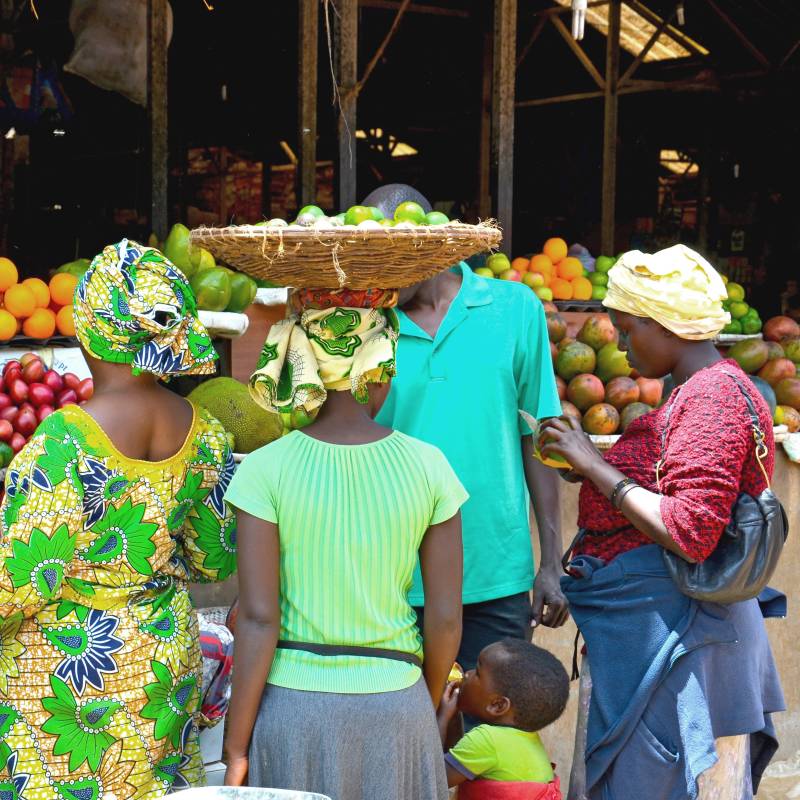 Markt in Ruanda